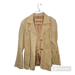 Jennyfer J Genuine Suede Suite Jacket